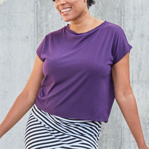 Trapezoid Top - Purple