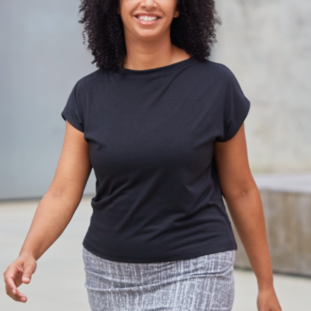 Trapezoid Top - Black