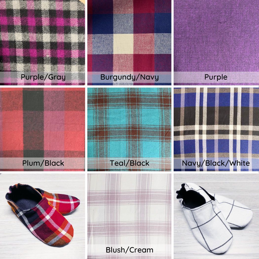Blanket Scarf Slippers - MEDIUM