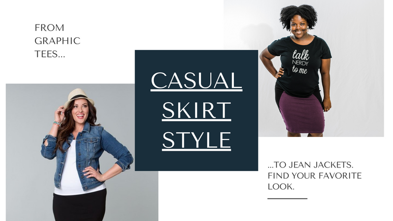 Casual Jersey Skirt Style
